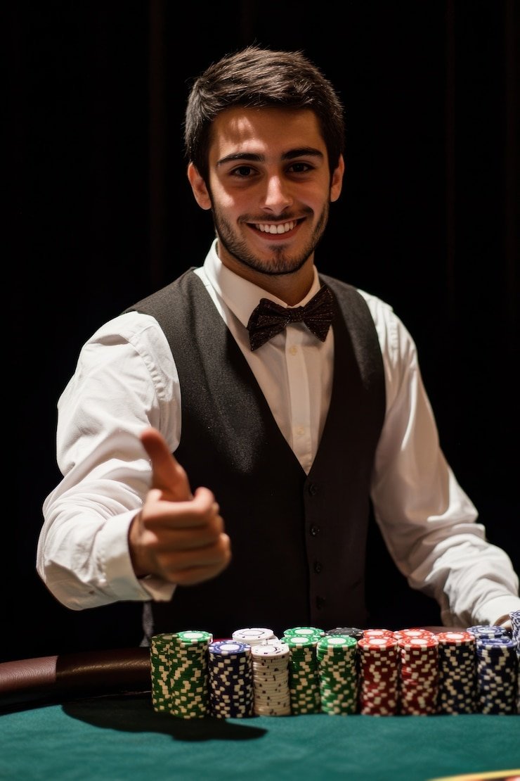 Permainan live roulette dengan dealer profesional